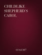 Childlike Shepherds' Carol SSA choral sheet music cover